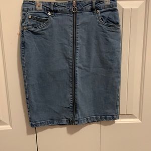 Denim skirt lightly used.